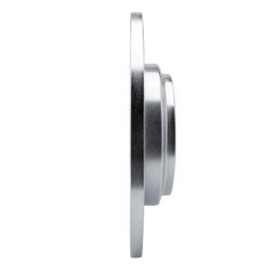 Mercedes-Benz GLE350 Brake Rotor (1) - Rear Right - R1 Concepts - Drilled & Slotted - Silver - `20-`25